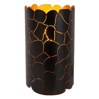 Musta metalli pöytävalaisin, Almelo, katkaisimella