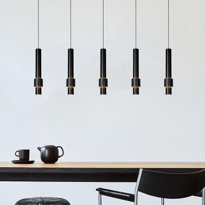 Musta alumiini riippuvalaisin, Margary, 4,2W, 2700K LED