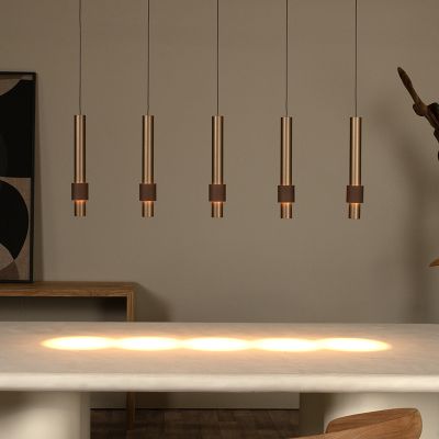 Ruskea alumiini riippuvalaisin, Margary, 4,2W, 2700K LED