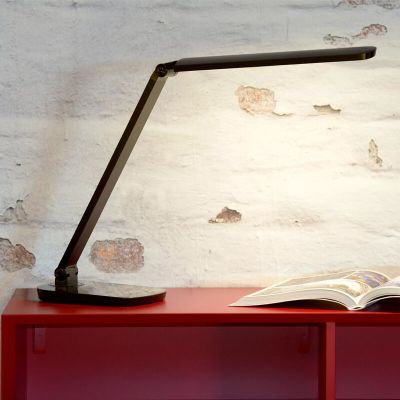 Musta metalli työpöytävalaisin, Vario, 8W, 2700K LED