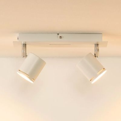 Valkoinen metalli kattokohdevalaisin, Rilou