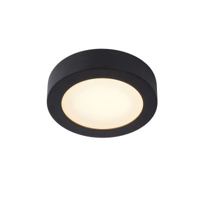 Musta alumiini kattolamppu, Brice, 11W, 3000K LED, IP44