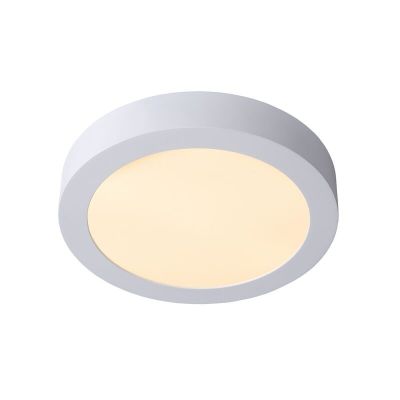 Valkoinen alumiini kattolamppu, Brice, 15W, 3000K LED, IP44