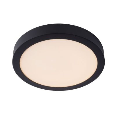 Musta alumiini kattolamppu, Brice, 30W, 3000K LED, IP44