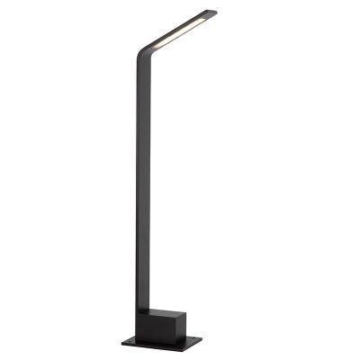 Musta alumiini ulkovalaisin, Lawford, 6W, 3000K LED, IP54
