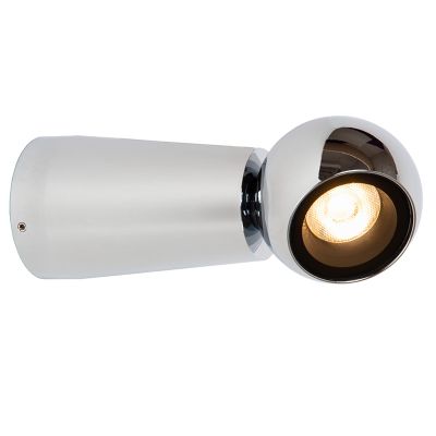 Kromi alumiini ulkovalaisin, Ipsos, 5W, 2700K LED, IP54