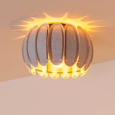 Harmaa kangas kattolamppu, Spencer