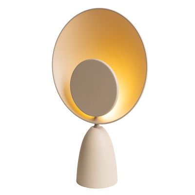 Harmaanruskea teräs pöytävalaisin, Castamar, 3W, 3000K LED, katkaisimella