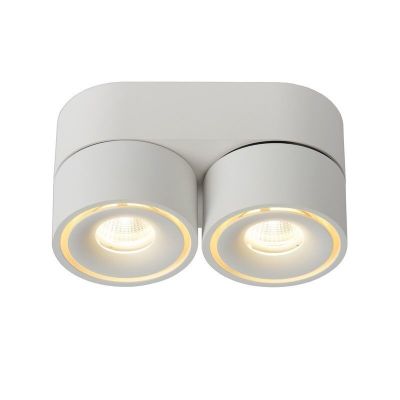 Valkoinen alumiini kattokohdevalaisin, Yumiko, 8W, 2700K LED