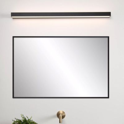 Musta metalli kylpyhuoneen seinävalaisin, Alexa, 13W, 3000K LED, IP44