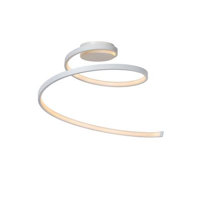 Valkoinen muovi kattolamppu, Maxence, 24W, 3000K LED