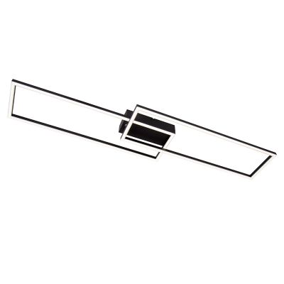 Musta alumiini kattolamppu, Arianne, 23W, white switch LED