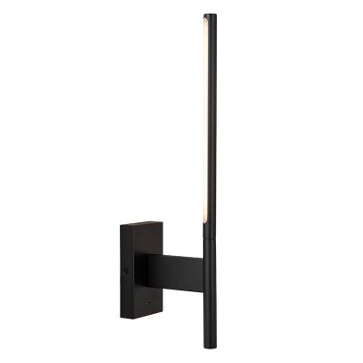 Musta alumiini seinävalaisin , Finan, 6W, 2700K LED