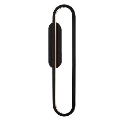 Musta alumiini seinävalaisin , Thelma, 22W, dim to warm LED