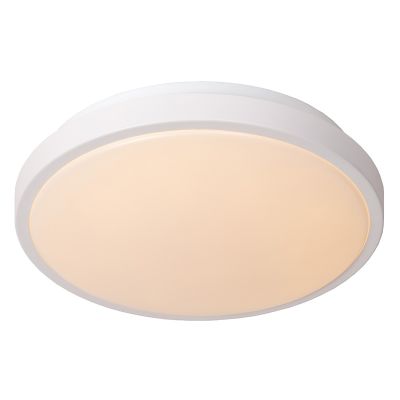 Valkoinen akryyli kylpyhuoneen kattovalaisin, Dasher, 12W, 2700K LED, IP44
