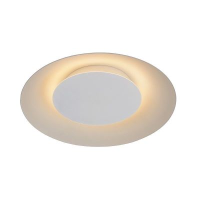 Valkoinen metalli kattolamppu, Foskal, 12W, 2700K LED