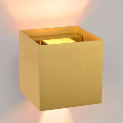 Kulta alumiini ylös alas seinävalaisin, Xio