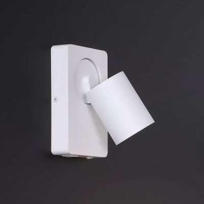 Valkoinen alumiini seinäspotti, Nigel, katkaisimella