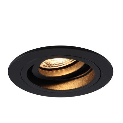 Moderni upotettava spottivalaisin musta, Bredal