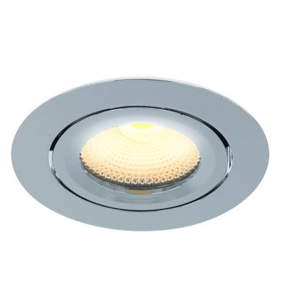 Kromi alumiini upotettava spottivalaisin, Wimke, 5W, 3000K LED, IP44