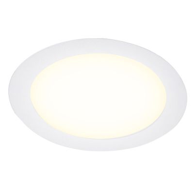 Valkoinen alumiini alasvalo, Umbriel, 18W, 4000K LED, IP44