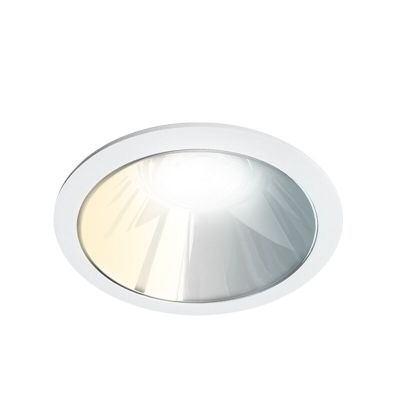 Valkoinen alumiini alasvalo, Maud, 10W, white switch LED, IP22