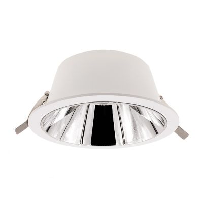 Valkoinen alumiini alasvalo, Maud, 18W, white switch LED, IP22