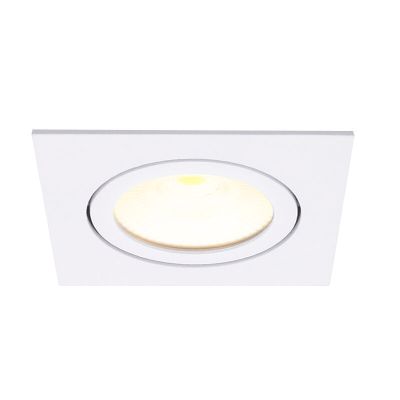 Alumiini upotettava spottivalaisin valkoinen, Laom, 6W, 2700K LED, IP22