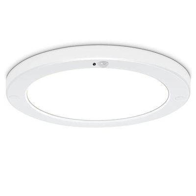 Valkoinen muovi alasvalo, Okno, 17,6W, white switch LED, IP22
