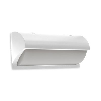 Valkoinen alumiini ulkovalaisin, Rajko, 12W, 3000K LED, IP54