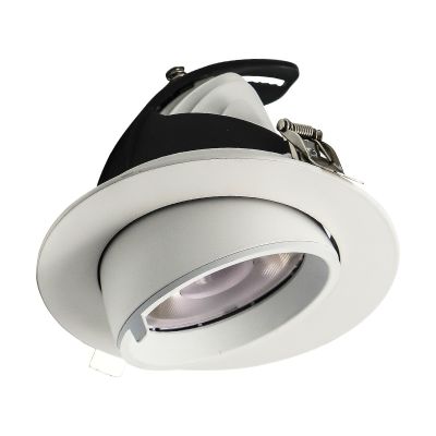 Valkoinen alumiini alasvalo, Anjuli, 20W, white switch LED
