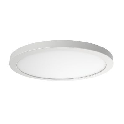 Valkoinen muovi alasvalo, Okno, 12W, white switch LED, IP44
