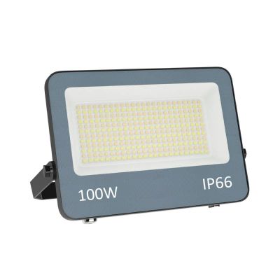 Harmaa alumiininen valonheitin, Ilay, 100W, valkoinen kytkin-LED, IP66