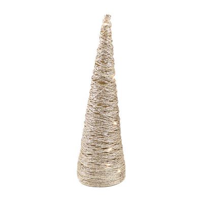 78 cm joulukartio 40 LEDillä, paristokäyttöinen ja ajastimella