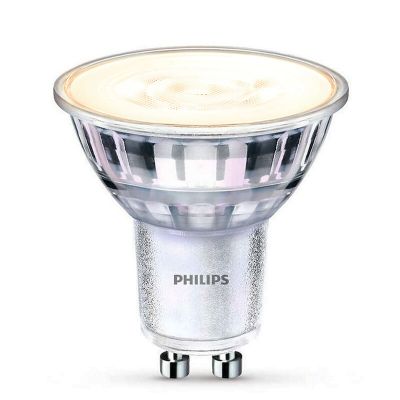 Himmennettävä Philips GU10 LED-lamppu, Pascal, läpinäkyvä, 4W, 2700K