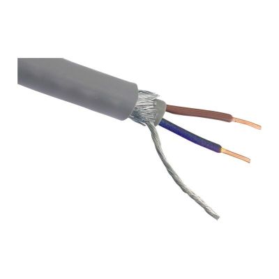 5 metrin maadoituskaapeli XMVK-AS 2 x 2,5 mm. Harmaa.