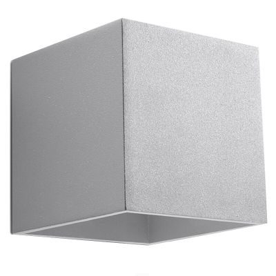 Alumiini ylös alas seinävalaisin harmaa, Andro