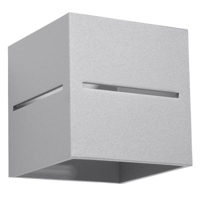 Alumiini ylös alas seinävalaisin harmaa, Jacky