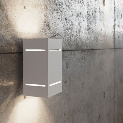 Alumiini ylös alas seinävalaisin valkoinen, Janien