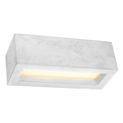 Betoni ylös alas seinävalaisin harmaa, Emmaly