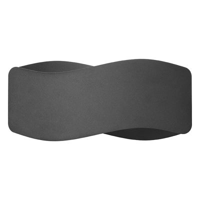 Alumiini ylös alas seinävalaisin musta, Keely