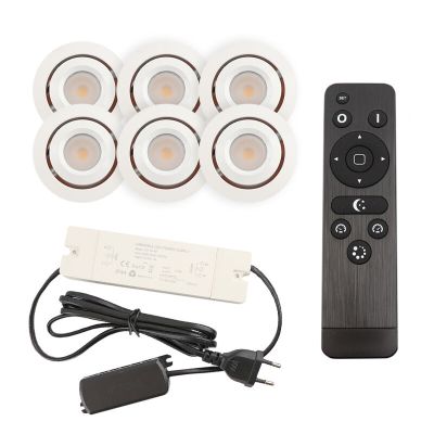 Alumiini veranda pintavalaisin valkoinen, Rona, 3W, 2700K LED, IP44, kaukosäätimellä