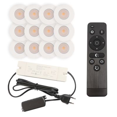 Alumiini veranda pintavalaisin valkoinen, Dico, 3W, 2700K LED, IP65, kaukosäätimellä