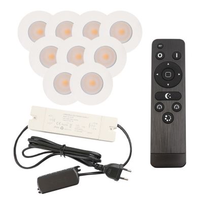 Alumiini veranda pintavalaisin valkoinen, Dico, 3W, 2700K LED, IP65, kaukosäätimellä