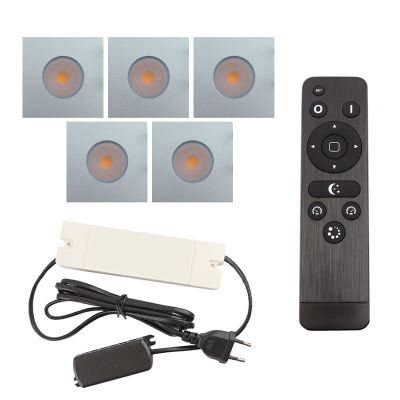 Alumiini veranda pintavalaisin kromi, Dico, 15W, 2700K LED, IP65, kaukosäätimellä