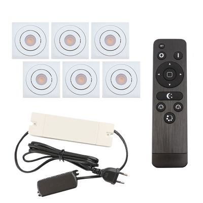 Alumiini veranda pintavalaisin valkoinen, Rona, 18W, 2700K LED, IP44, kaukosäätimellä