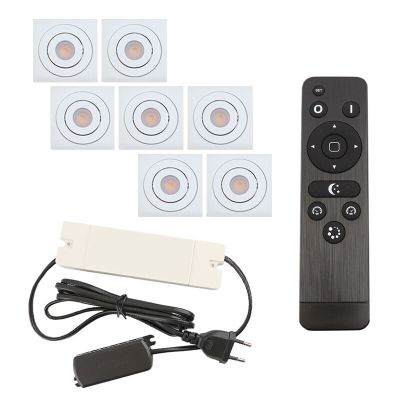 Alumiini veranda pintavalaisin valkoinen, Rona, 21W, 2700K LED, IP44, kaukosäätimellä