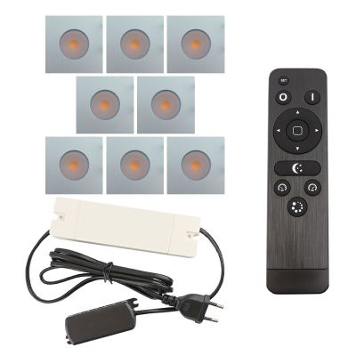 Alumiini veranda pintavalaisin kromi, Dico, 24W, 2700K LED, IP65, kaukosäätimellä