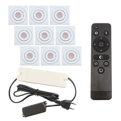 Alumiini veranda pintavalaisin valkoinen, Rona, 27W, 2700K LED, IP44, kaukosäätimellä
