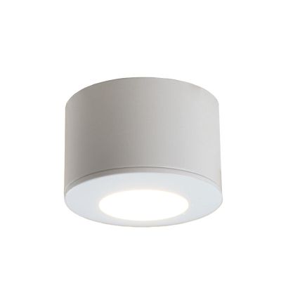 Alumiini veranda upotettava spottivalaisin valkoinen, Vasso, 3W, 2700K LED, IP44